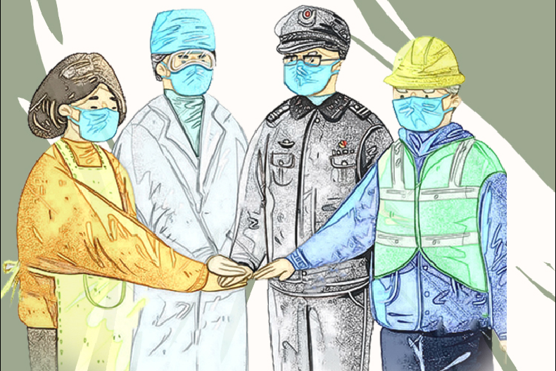 手繪長(zhǎng)圖|甘肅戰(zhàn)“疫”故事，“硬核”之下的溫情