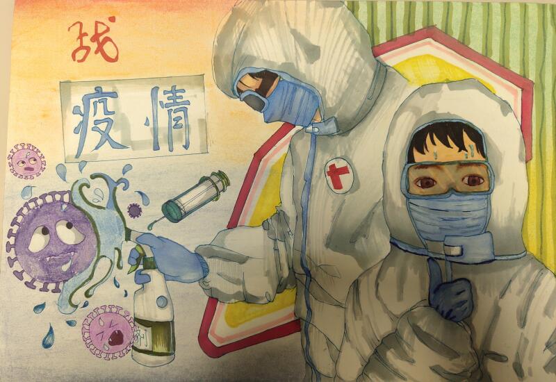 “疫情當(dāng)前，孩子們有‘畫’說(shuō)”作品展播（三十五）