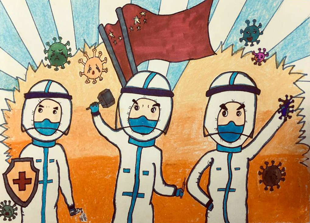 “疫情當(dāng)前，孩子們有‘畫’說”作品展播（三十九）