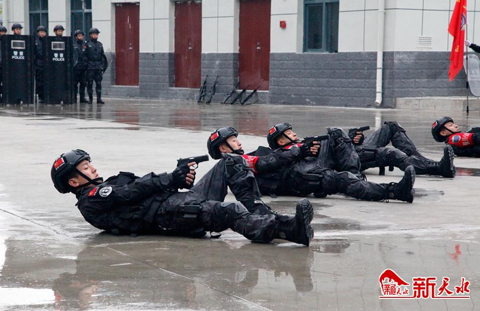 天水市開展反恐防暴處突實(shí)戰(zhàn)拉動演練
