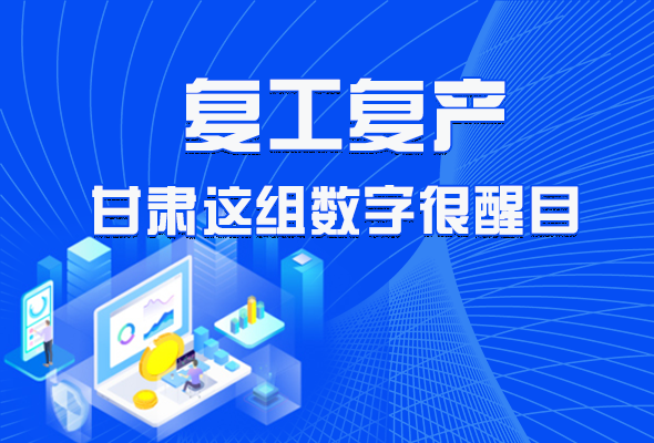 圖解|甘肅復(fù)工復(fù)產(chǎn)有多拼，看看這組數(shù)字就知道了 