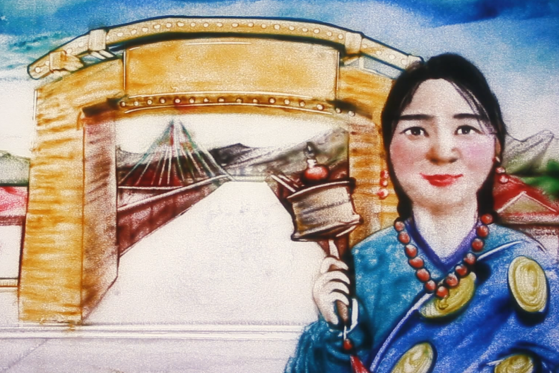 沙畫|奮力追夢(mèng)！2020決戰(zhàn)脫貧攻堅(jiān)“甘肅卷”