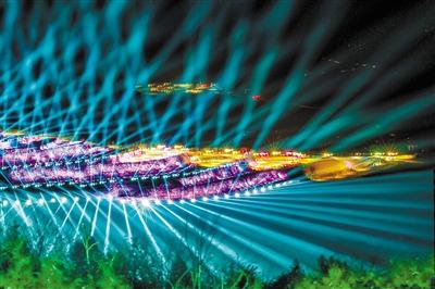 蘭山每晚都有炫酷燈光秀 你想看嗎？