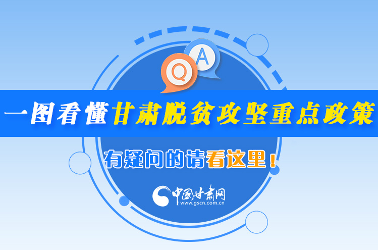 一圖看懂甘肅脫貧攻堅(jiān)重點(diǎn)政策，有疑問(wèn)的請(qǐng)看這里！