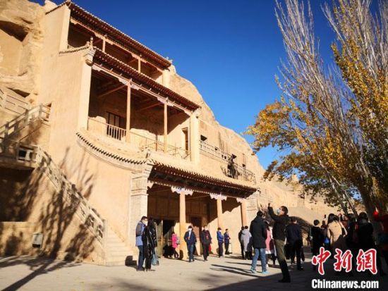 圖為敦煌莫高窟藏經(jīng)洞。(資料圖) 馮志軍 攝