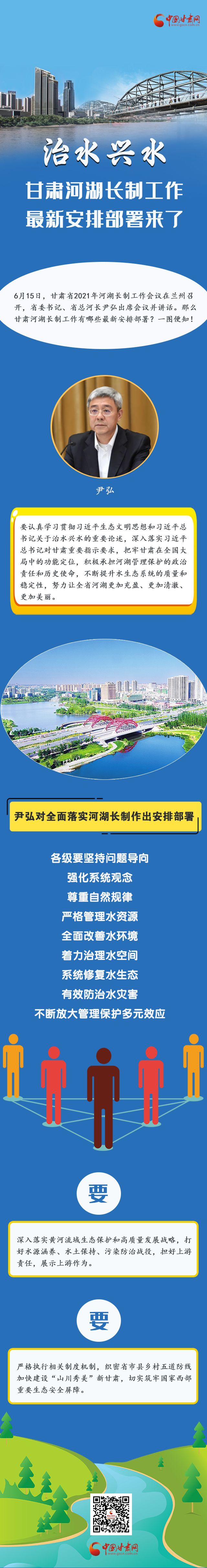 圖解|速看！甘肅河湖長制工作最新安排部署來了