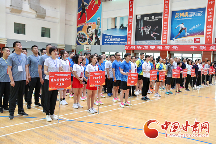 甘肅省機關(guān)事務(wù)管理局統(tǒng)辦樓管理中心暨駐樓單位“永遠跟黨走、奮進新征程”乒乓球、羽毛球聯(lián)誼賽開賽