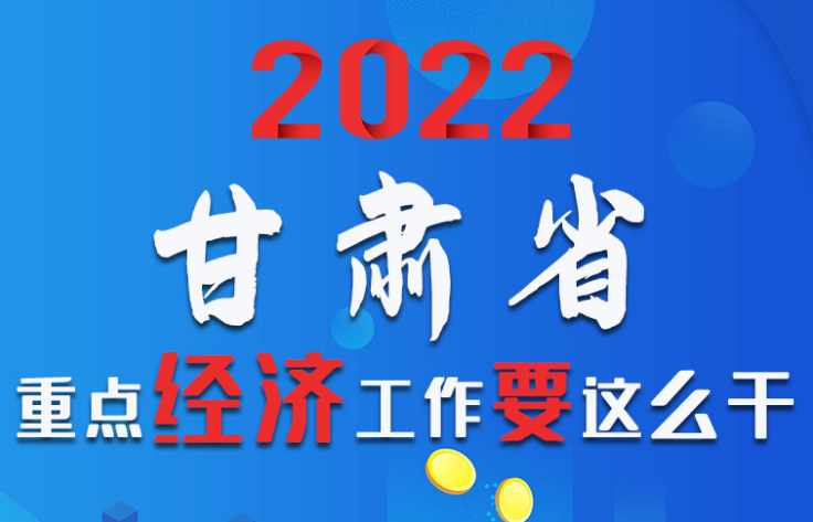 【甘快看·圖解】速覽！2022甘肅省重點經(jīng)濟工作要這么干！