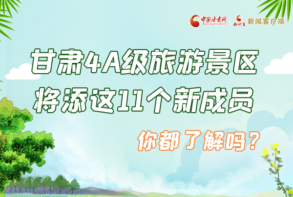 圖解|甘肅4A級旅游景區(qū)將添這11個新成員 你都了解嗎？