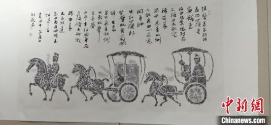 圖為傳拓作品?！〈蘖?攝