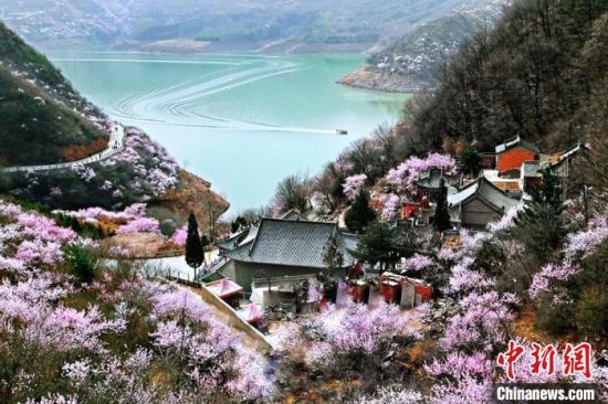 甘肅平?jīng)鍪惺侵袊?guó)優(yōu)秀旅游城市。圖為平?jīng)鲠轻忌较率锾一ㄊ㈤_(kāi)。(資料圖) 平?jīng)鍪形麄鞑抗﹫D