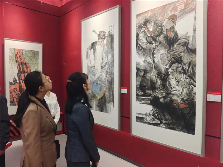 2023年5月，甘肅省紀委監(jiān)委機關(guān)、省委巡視辦、省文旅廳主辦，甘肅畫院承辦的甘肅省廉潔文化美術(shù)、書法、設(shè)計作品展開展，逾萬人參觀。.jpg