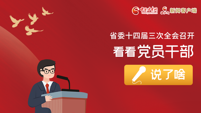 圖解|事關(guān)甘肅省委十四屆三次全會，黨員干部這么說！
