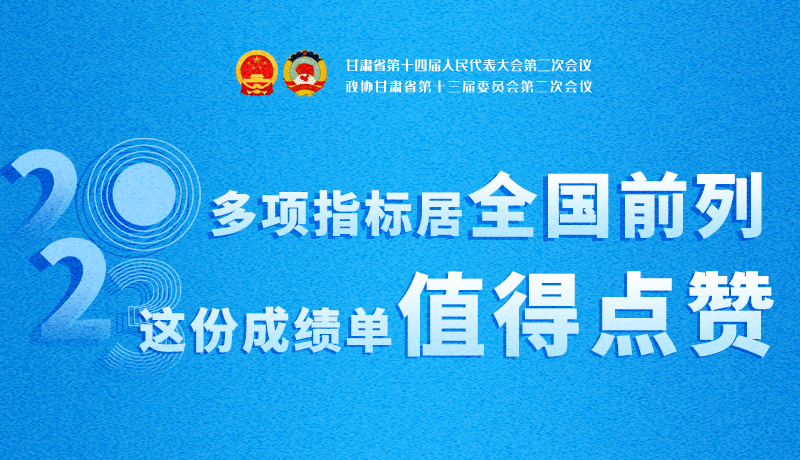 【聚焦2024甘肅兩會(huì)】3D海報(bào)|多項(xiàng)指標(biāo)居全國(guó)前列！甘肅這份成績(jī)單值得點(diǎn)贊