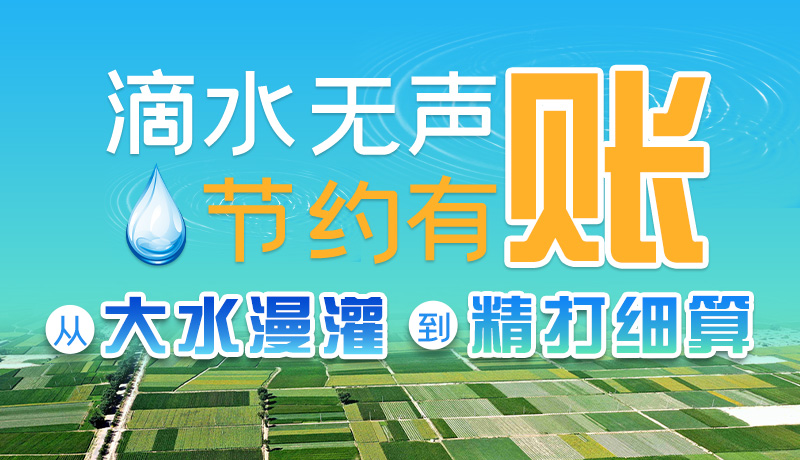 手繪|滴水無聲，節(jié)約有賬 ——從大水漫灌到“精打細(xì)算”