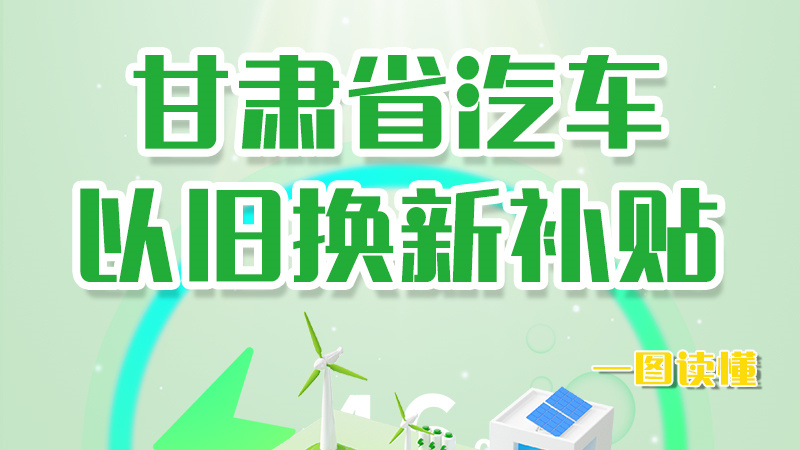 海報(bào)|重大利好！甘肅省汽車以舊換新補(bǔ)貼來了