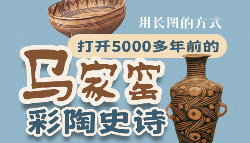 用長圖的方式，打開5000多年前的馬家窯彩陶史詩