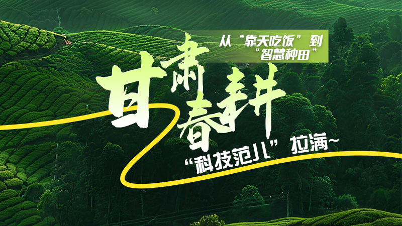 長(zhǎng)圖|從“靠天吃飯”到“智慧種田”，甘肅春耕“科技范兒”拉滿